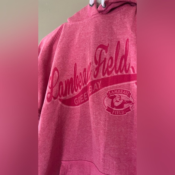 Pink Lambeau Field Green Bay Hoodie - Size XL - Picture 3 of 5